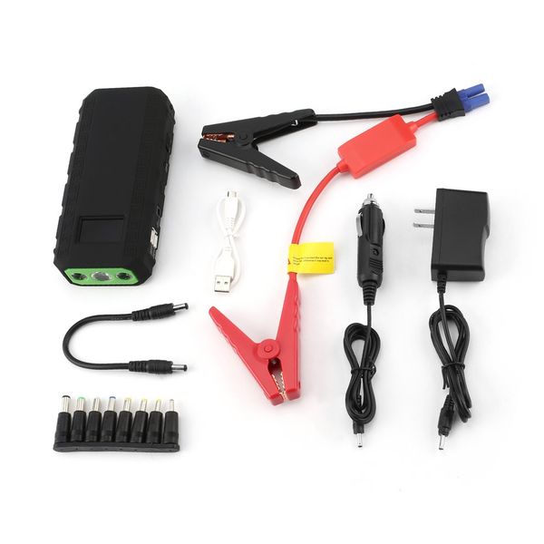 

400a lcd display 12v 4 usb portable mini car emergency jump starter battery charger power bank