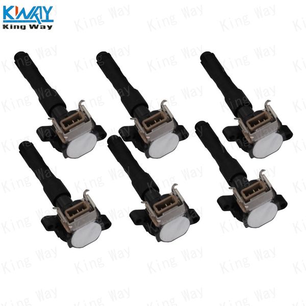 

king way-6 pcs ignition coils for e46 e39 x5 e36 325 330 328 m3 2.3 2.5 2.8 3.0 12131703825