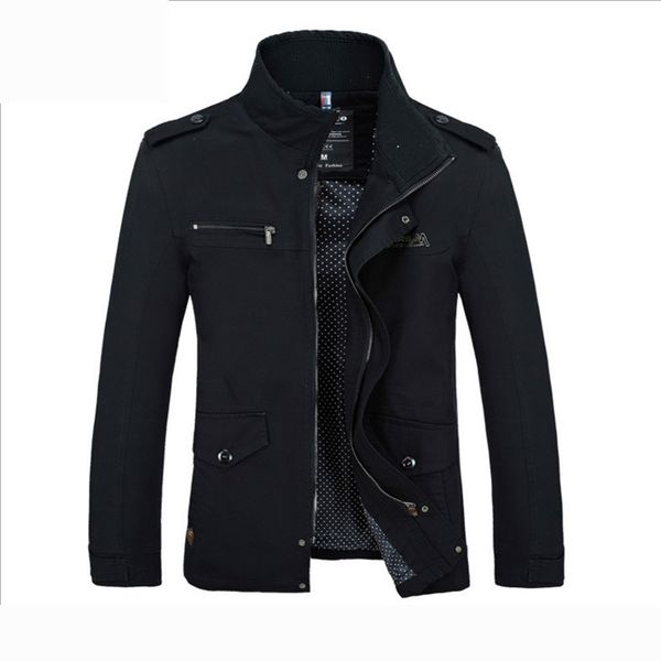 

men's jackets e-baihui fashion windbreaker autumn casual coats men outerwear slim fit stand collar male jacket business g028, Black;brown