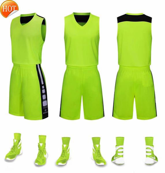 

2019 new blank basketball jerseys printed logo mens size s-xxl price fast shipping good quality starsport green sgn001aa1, Black;red