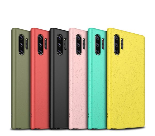 

wholesale fashion samsung note10 cellphone tpu wheat straw style galaxy note10+ protective cover note10+ 5g case