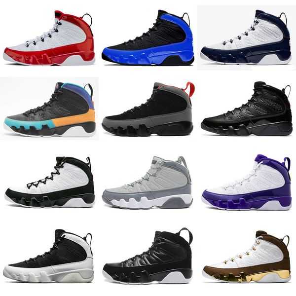 

gym red racer blue citrus 9 ix 9s mens basketball shoes dream it unc la oreo bred space jam men sports sneakers 40-47