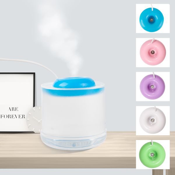 

mini portable donuts usb air humidifier purifier aroma diffuser steam safe use for home atomizer aromatherapy with retail packaging