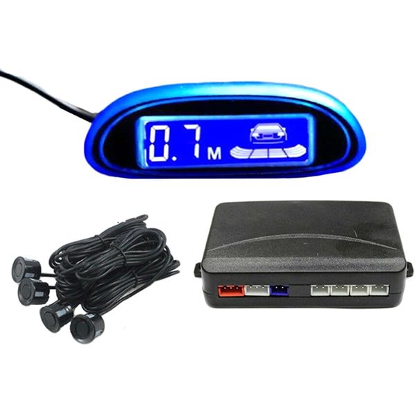 

car led parking reverse backup radar monitor detector display system buzzer m8617