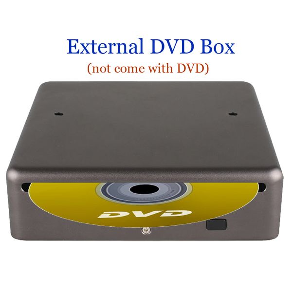 

external dvd box dvd dvx player support playing cd only for our car radio player