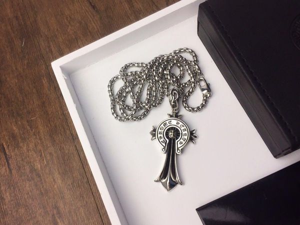 

модный бренд с логотипом ch крест череп рок дизайнер ожерелье для леди дизайн мужчины и женщины партия свадебные любители подарок роскошные, Silver