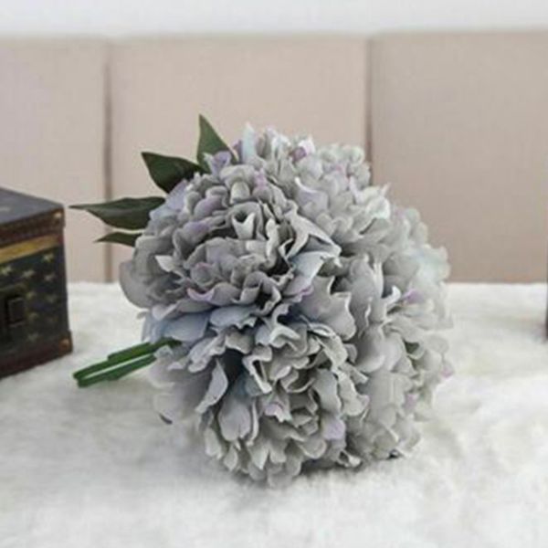 

artificial hydrangea flowers stem wedding bride bouquet home office party decor