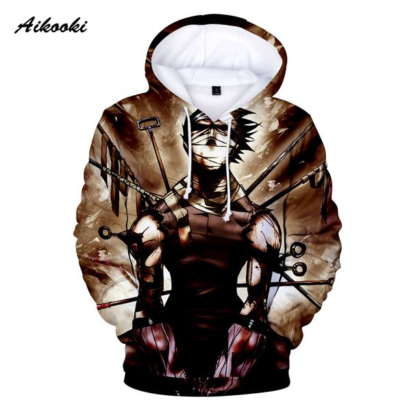 

naruto 3d hoodies sweatshirt male female anime cartoon hooded characters 2019 spring/autumn long sleeve hoodies, Black
