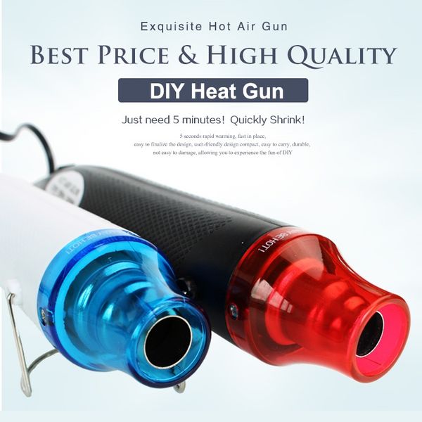 

heat gun electric air gun for diy using electric power tool with supporting seat 220v 300w hair dryer soldering in