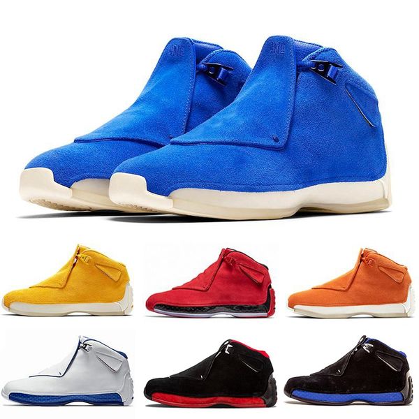 

18 jumpman 18s basketball shoes men gold suede countdown pack toro og asg bred xviii trainers tennis man fashion sports shoe