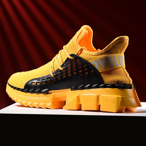 

new trend mesh sneakers breathable running shoes for men thick bottom sport shoes athletic trainers zapatillas jogging