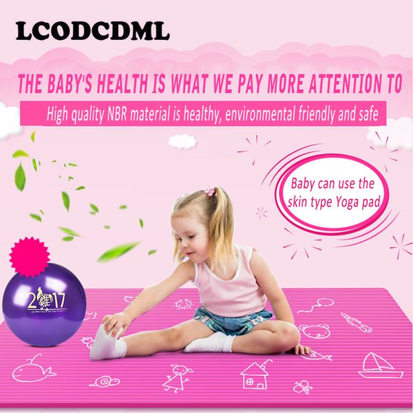 

beginners yoga mats to widen the girl longer yoga blanket thickened children practice pad children dance dance mat
