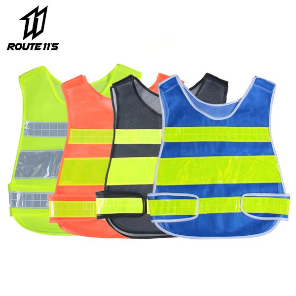 

motorcycle reflective vest visibility mesh breathable safety vest protective clothing road traffic warning fluorescent
