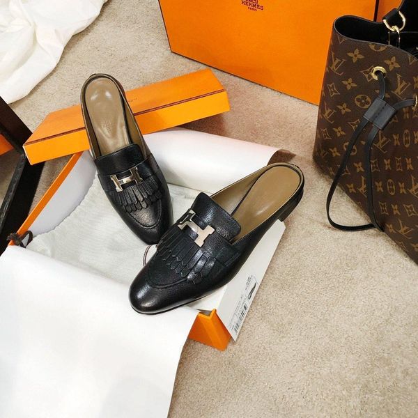 

nh22 limited edition custom h women's casual shoes, slippers fashion wild sports shoes, original packing shoebox delivery, size: 35-40, Black