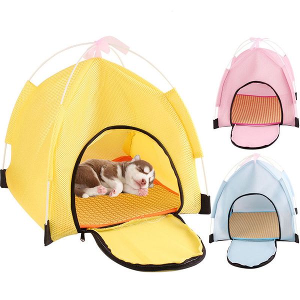 

1 piece pet tent nest indoor removable and washable dog breathable tent house kennel folding pet nest mat supplies