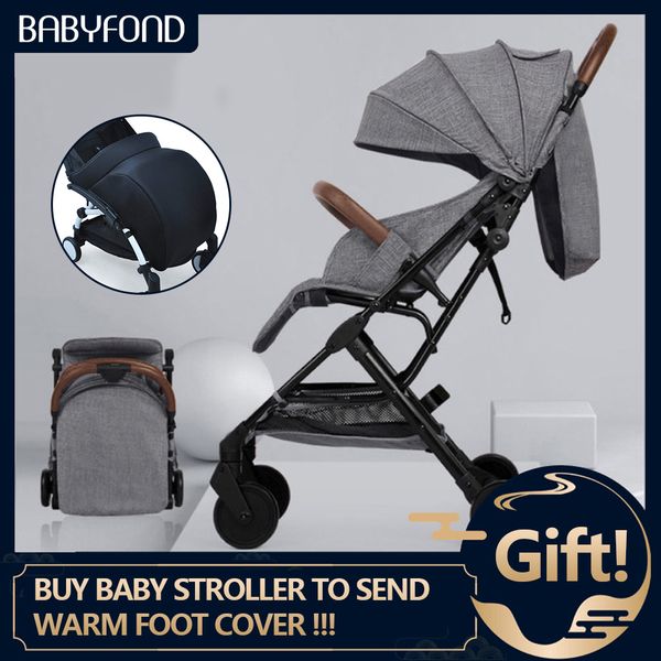 

fast ship baby stroller light ultra baby pram folding high landscape can be on plane umbrella cars with leg cover
