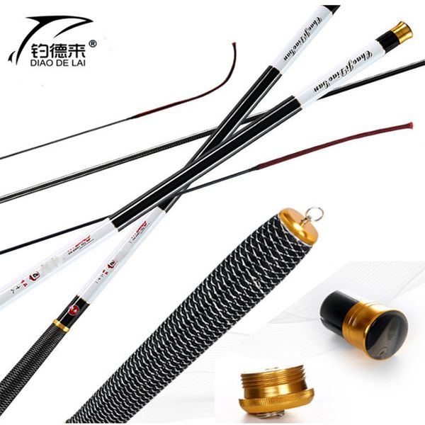 

new ultralight superhard 3.6/4.5/5.4/6.3/7.2 meters stream hand pole carbon fiber casting fishing rods fish tackle