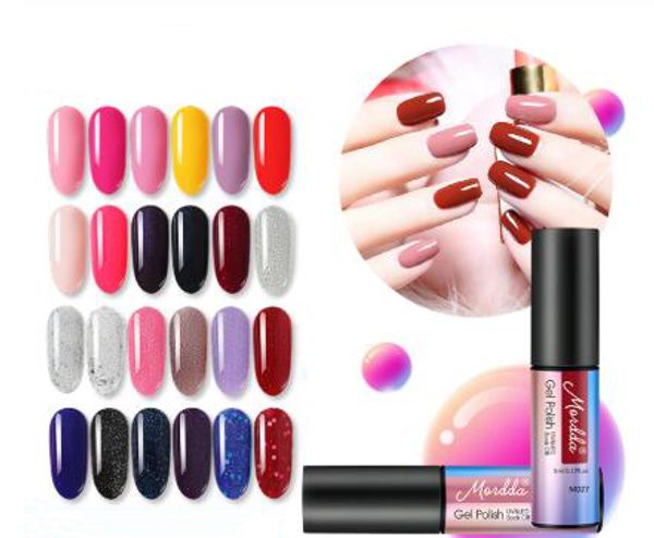 

5 ml nail gel polish for manicure uv led 60 colors nail varnish hybrid semi permanent gel lacquer nail art design tools, Red;pink