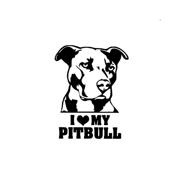 

стикер автомобиля я люблю мой бульдог животных винил автомобиль упаковка этикетки аксессуары украшения продукта наклейка