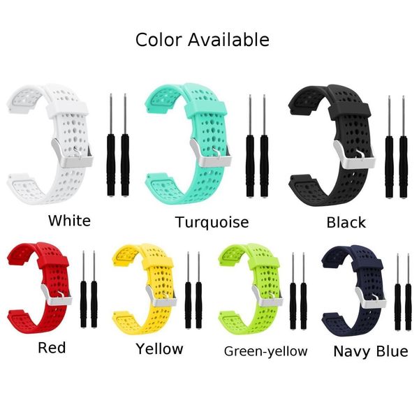 

replacement wrist watch band strap garmin forerunner series with screw drivers