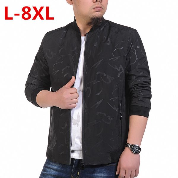 

new plus size 9xl 8xl 7xl jacket trench coat men clothes trend college slim fit high-quality casual mens jackets and coats, Tan;black