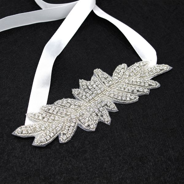 

luxurious bride head bring hand sewing fabric hair band crystal applique headwear ornaments, Silver