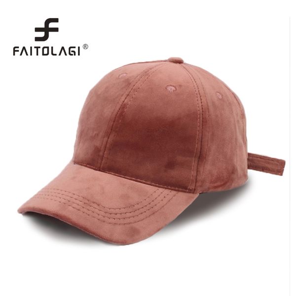 

newly suede baseball caps winter snapback hats for girls 2019 fashion hats for women simple winter hat comfortable, Blue;gray