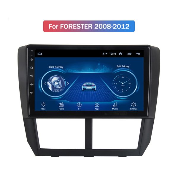 

android 10 for subaru forester 2008-2012 car gps navi head unit player with wifi bluetooth support carply