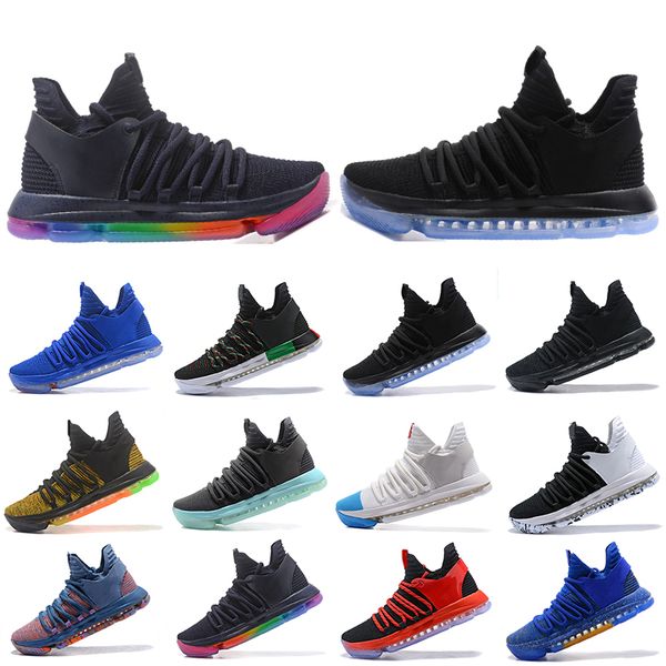 

2019 New Zoom KD 10 Mens Basketball Shoes Be True BHM celebration All Star Fruit pulp Igloo Designer Trainers Sports Sneakers US 7-12