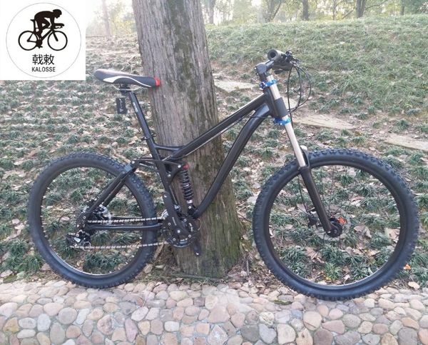 

kalosse m4000 27speed soft-tail frame xc/am bicicleta mountain bike woman 26er bikes alloy hydraulic brakes