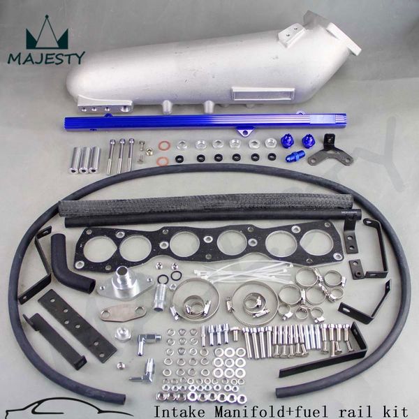 

upgrade supra jza80 2jz-gte aluminum intake manifold + fuel rail