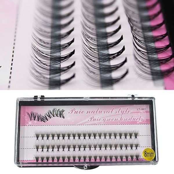 

fashion charming professional makeup 60 pcs clusters eye lashes grafting fake false eyelashes