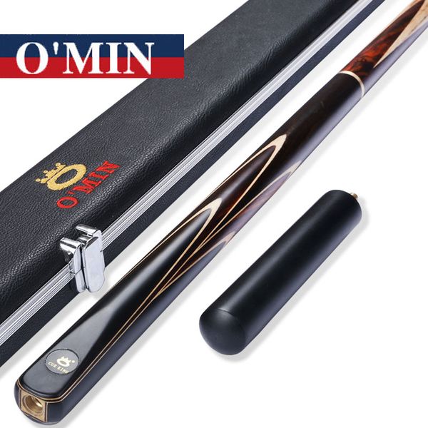

2017 new o'min 3/4 snooker cues 9.5mm/10mm/11.5mm tips 3 4 snooker cues case set china