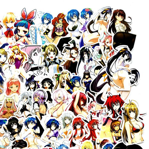 70 teile/satz Sexy Cartoon Bunny Girl Aufkleber Für Snowboard Laptop Gepäck Auto Kühlschrank DIY Styling Vinyl Wohnkultur Stickers208T