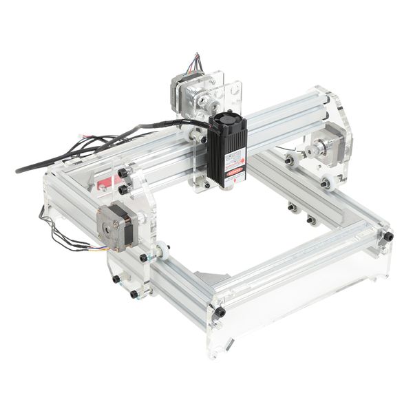 

20 x 17 см лазерный гравировальный станок diy kit резьба инструмент гравер настольный деревянный маршрутизатор / резак / принтер
