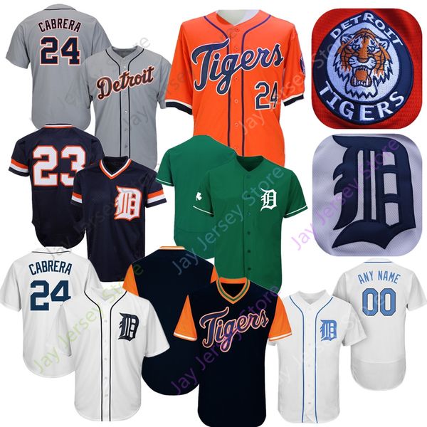 

Detroit Custom Tigers Jersey Michael Fulmer Matt Moore Ty Cobb Norm Cash Harvey Kuenn Cecil Fielder Bill Freehan Ian Kinsler