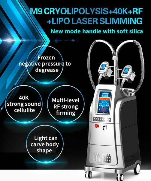 

2019 тело cryolipolysis уменьшая машину для тучный замерзая вакуум потери веса rf ультразвука лазера lipo машина cryotherapy