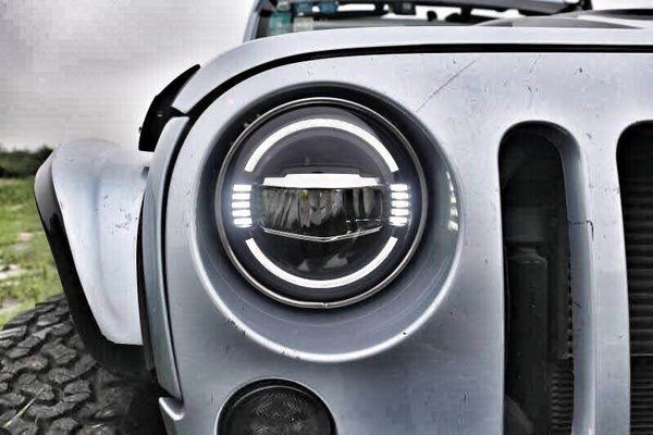 

wrangler jl led head lights lamps car styling accessories