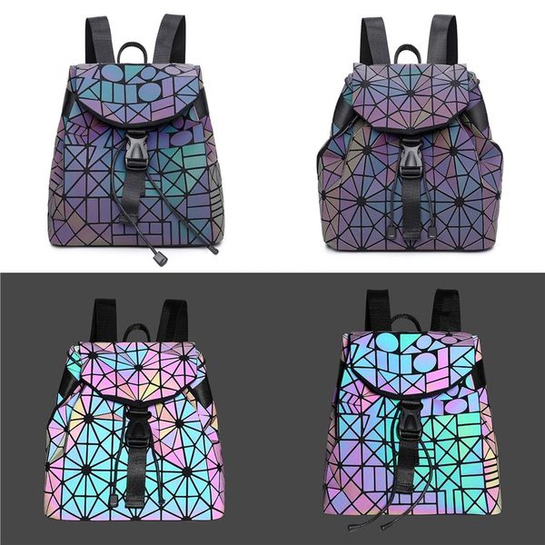 

larger glitter set brand designer patchwork shining shoulder laser shopping bags pu women handbag geometric 5 color #372
