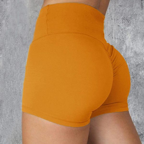 

women sport shorts solid high waist gym fitness short leggings pants elastic workout clothes quick dry running yoga shorts, Black;blue