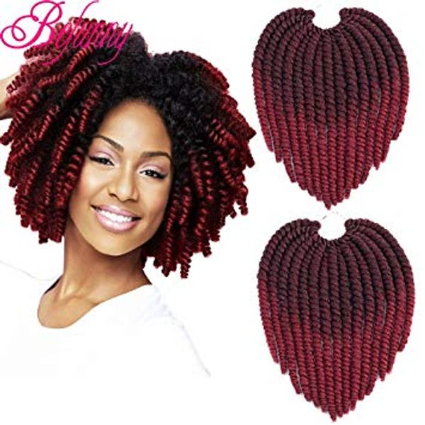 2020 8inch Ombre Havana Twist Crochet Hair Medium Short Senegalese