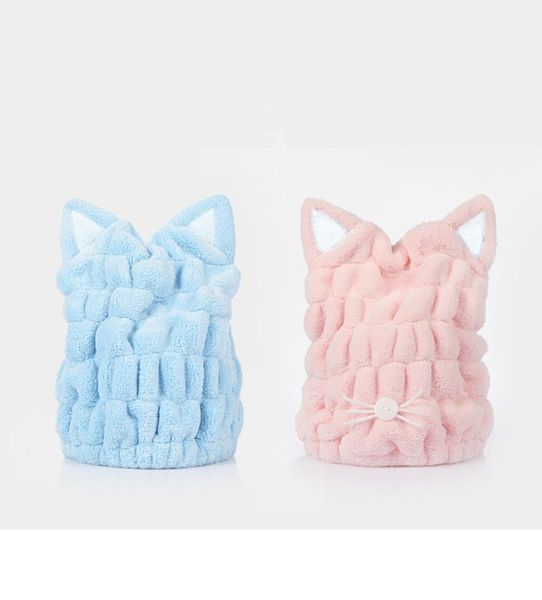 

hair turban quickly dry hair hat wrapped towel bathing cap dropshipping mar28