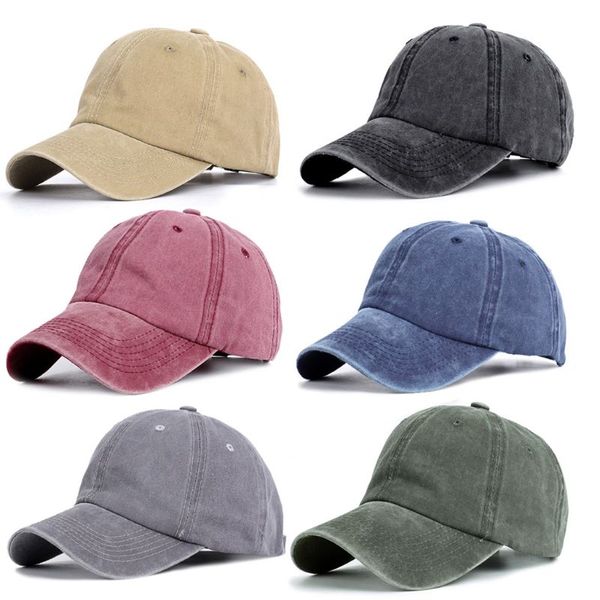

womens summer vintage washed solid color cotton baseball cap hollow out messy bun twill adjustable snapback trucker hat, Blue;gray