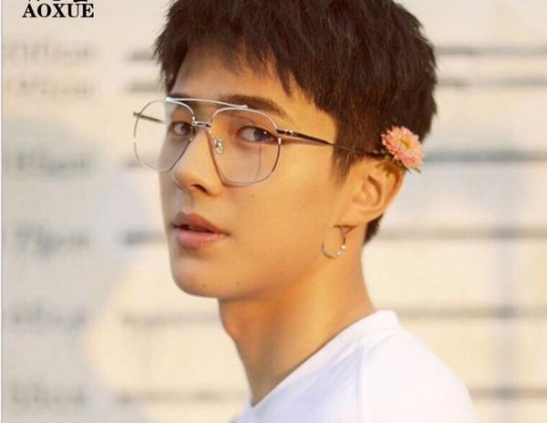 

очки оправы серьги солнцезащитные очки мужские очки оправа плоское зеркало женское, White;black