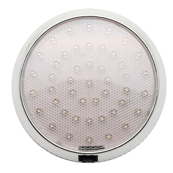 

12v car round ceiling dome roof interior light boat rv surface ceiling light