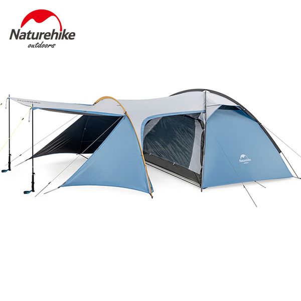

naturehike knight 3 upf50+ large space 3 persons tent for travelling camping