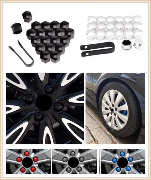 

20pcs car wheel cover screw protector nut dustproof 17 19 21mm for vios land cruiser prado coaster highlander