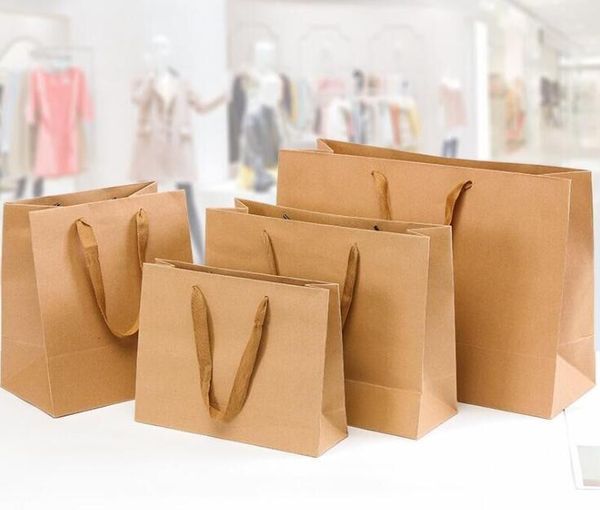 

крафт бумага подарочная сумка с ручкой свадебные партии сумка рождество портативный упаковка сумок новый год друзья подарочные пакеты