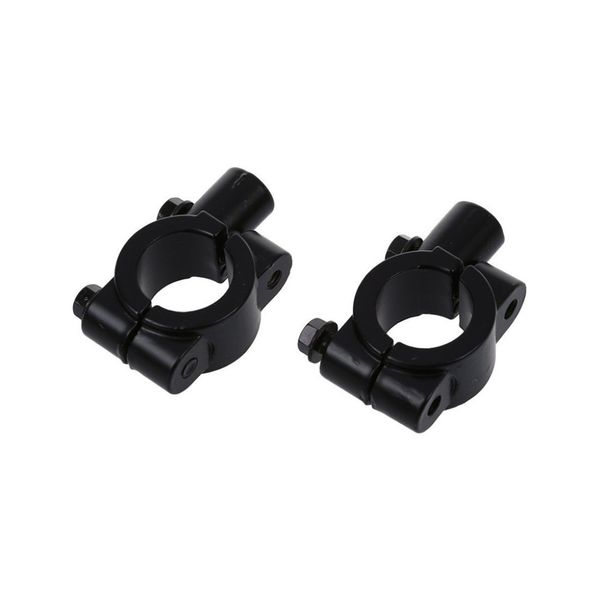 

new 2 motorcycle handlebar mount handlebar mount fastening clamps black 3.8