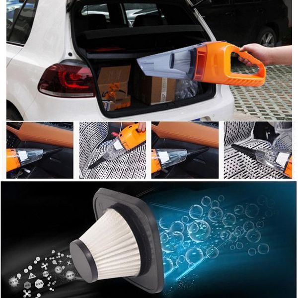 

selling 120w portable wet dry auto electric car vacuum cleaner ship from russia